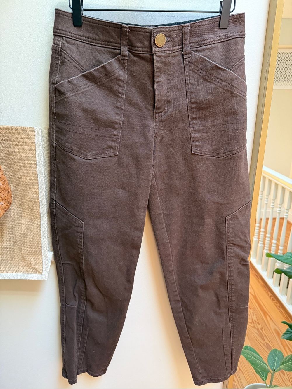 Democracy Dark Brown Waistband Pants